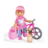 Simba - Evi LOVE Bicicletta delle Vacanze - Bambole, Set da Gioco e Figure Giocattolo