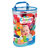 Soft Clemmy - Touch And Play 20 Blocchi Morbidi da Costruzione Sacchetto Giocattoli per Attività per Bambini