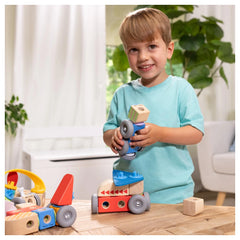 Spin Master - Melissa & Doug Blockables Vehicles Set - Giochi di Ordinamento e Impilamento - 2 Anni - 58100553