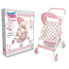 Teorema - Bambole e set da gioco - Passeggino Baby Teo - Motivo orso - 3 Anni