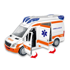 Teorema - Veicoli e Macchinine - Ambulanza Giocattolo - A Frizione - 3+ Anni
