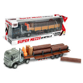 Teorema - Play Vehicles - Friction Log Transport Truck - 3 Years - Interactive Sounds