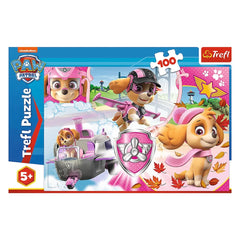 Trefl - 100-Piece Puzzle - Paw Patrol Skye in Action - Puzzles Age +5 - TRF16368
