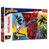 Trefl - 100-Piece Puzzle - Spider-Man Upside Down - Puzzles Age +5 - TRF16347