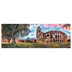 Trefl - Puzzle Panorama da 1000 Pezzi - Colosseo all'Alba - 14+ - TRF29030