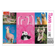 Trefl - Crazy Animals Neon - Puzzle - 14+ - TRF10594