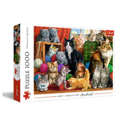 Trefl - Feline Meeting - Puzzle - 14 - TRF10555