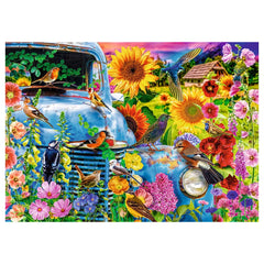 Trefl - Puzzle da 1000 Pezzi - Puzzle - 14+ - Tea Time Vita di Campagna Uccellini - TRF10848