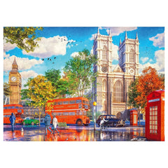 Trefl - Puzzle da 1000 Pezzi - Puzzle - 14 - Tea Time Vista di Londra - TRF10805