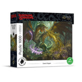Trefl - Puzzle da 1000 Pezzi UFT - Dungeons & Dragons Il Drago Verde - 14+ - TRF10758