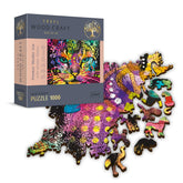 Trefl - Woodcraft Colorful Cat - Puzzle - 12+ - TRF20148