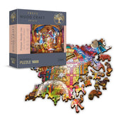 Trefl - Puzzle da 1000 Pezzi - Puzzles - 14 - Woodcraft Magic Room - TRF20146