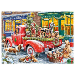 Trefl - 1000 Piece Puzzle - Woodcraft Santa's Little Helpers - Puzzles Age +14 - TRF20170