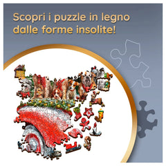 Trefl - 1000 Piece Puzzle - Woodcraft Santa's Little Helpers - Puzzles Age +14 - TRF20170