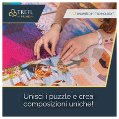 Trefl - Puzzle da 1500 Pezzi UFT - Tramonto Romantico Oia, Santorini - 14+ - TRF26195