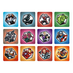 Trefl - 2 Puzzles in 1 + Memos - Avengers Heroes in the Action - Puzzle & Card Game Age +3 - TRF93333