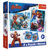 Trefl - 2 Puzzles in 1 + Memos - Puzzles - 3 - TRF93333