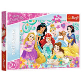 Trefl - 200-Piece Puzzle - Disney Princess The Happy World of Princesses - Puzzles Age +7 - TRF13268