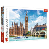 Trefl - 2000 Piece Jigsaw Puzzle - Big Ben, London, England - Puzzles Age +14 - TRF27120