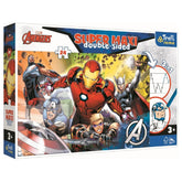 Trefl - 24-Piece Maxi Double-Sided Puzzle - Marvel The Mighty Avengers - Puzzles Age +3 - TRF41007