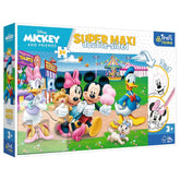 Trefl - 24 Piece Maxi Double Sided Puzzle - Mickey Mouse at the Fair - Puzzles Age +3 - TRF41005