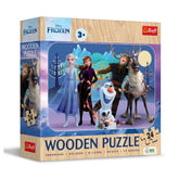 Trefl - 24 Piece Wooden Puzzle - Frozen 2 Amazing Frozen - Puzzles Age +3 - TRF20264