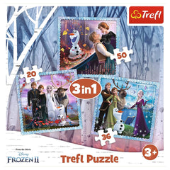Trefl - 3 Puzzles in 1 - Puzzle - +3 - TRF34853