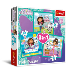 Trefl - 3 Puzzle in 1 - Puzzle - 3 - TRF34871