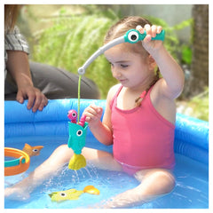 Yookidoo - Catch 'N' Sprinkle Fishing Set Bucket - Giocattoli da Bagno - 18 Mesi+ - YKD40280