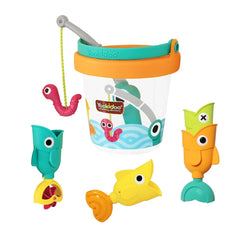 Yookidoo - Catch 'N' Sprinkle Fishing Set Bucket - Giocattoli da Bagno - 18 Mesi+ - YKD40280