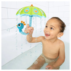 Yookidoo - Fill 'N' Rain Peacock Umbrella - Giocattoli da Bagno - 18 Mesi+ - YKD40223