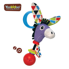 Yookidoo - 'Shake Me' Donkey Rattle - Rattles - 0 Mesi - YKD40135