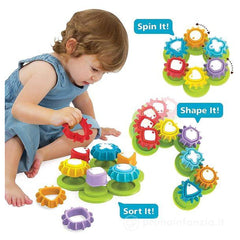 Yookidoo - Shape 'N' Spin Gear Sorter - Giocattoli da Bagno - 12 Mesi+ - YKD40200