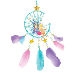 ARTISTA Fluorescent Dream Catcher with feathers and stars - whimsical arts & crafts decor for enchanting spaces.