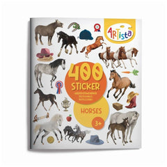 Artista Sticker Book - Horses and Animals for Arts & Crafts - Italian Edition, perfect for creative projects.