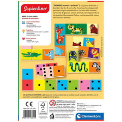 Clementoni - Domino-Numeri-e-Animali - Giochi-da-Tablero
