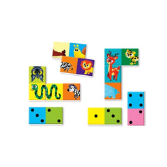 Clementoni - Domino-Numeri-e-Animali - Giochi-da-Tablero