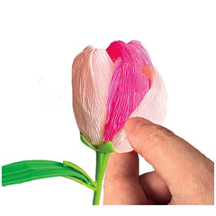 Clementoni - Idea Crea i Tuoi Fiori Tulip - Arte e Fai da Te