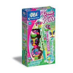 Clementoni - IDEA Create Your Pens Wonderful Butterflies - Arts & Crafts