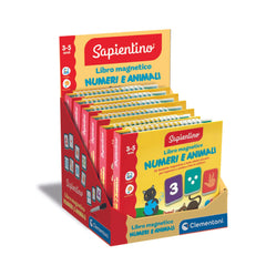 Clementoni - Libro Magnetico dei Numeri e degli Animali - Giocattoli Educativi