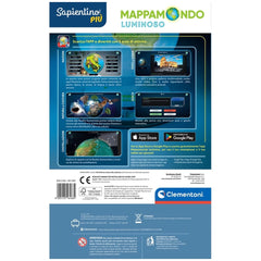 Clementoni - Mappamondo Luminoso Giocattoli Educativi - Edizione Italiana