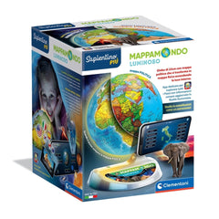 Clementoni - Mappamondo Luminoso Giocattoli Educativi - Edizione Italiana