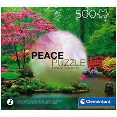 Clementoni Pace - Puzzle 500 Pz Ninna Nanna delle Gocce di Pioggia