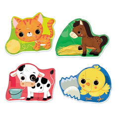 Clementoni - Sapientino-Montessori-Cuccioli-in-Fattoria-Giochi Educativi