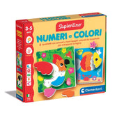 Clementoni - Spapientino-Logic-Numeri-e-Colori - Giocattoli Educativi