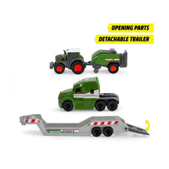 Dickie Toys - Set di Camion Fendt Micro Farm - Veicoli da Gioco