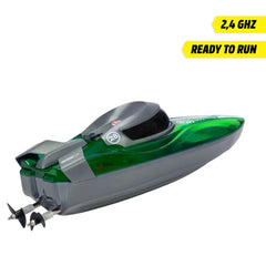 Dickie Toys - RC Hydro Flash Speed Boat - 29cm High-Speed Remote Control Boat - Age +6 - Play Vehicles