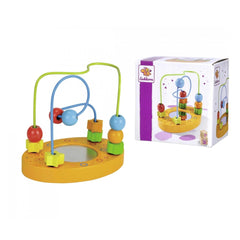 Eichhorn Beads Path toy set features a colorful circular play unit with balls and a mirror, packaged in a white box with a pu