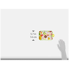 Gowi Coffee Service Paris 18 pieces set featuring colorful designs, a handle, and multiple rectangular openings for pretend p