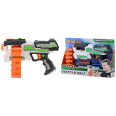 Johntoy - Cintura Rattle Tack Pro con 14 Dardi 30Cm - Attrezzatura per il Gioco all'Aperto